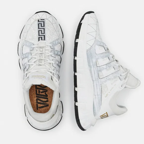 Versace WMNS Trigreca 'White Low-top Sneakers Women's 38.8 US Size 8 (NIB) - Picture 3 of 13